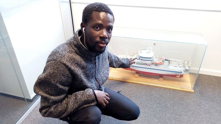 Der senegalesische Forscher Magatte Niang und seine Kollegen waren nicht auf die kalten Temperaturen vorbereitet.