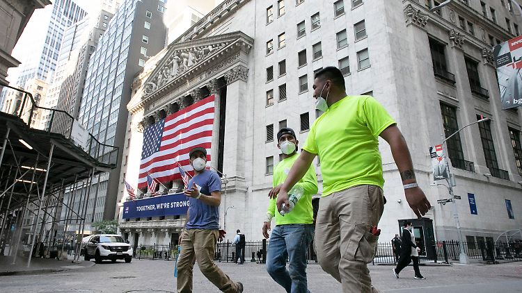 An der Wall Street geht es aufwärts, zumindest auf dem Börsenparkett.