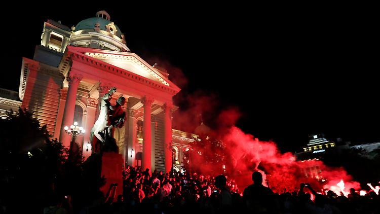 Die Proteste richten sich vor allem gegen die Politik von Präsident Aleksandar Vucic.