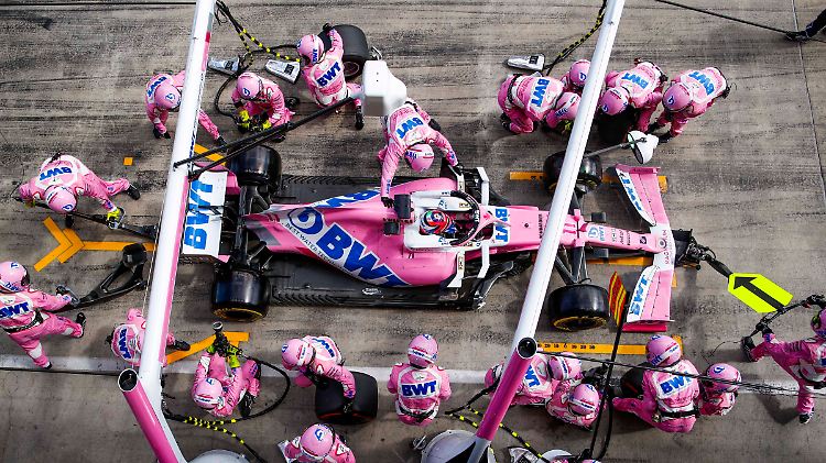 Racing Point fährt in auffälligem Pink, aber auch anderweitig zieht der Bolide die Blicke auf sich.
