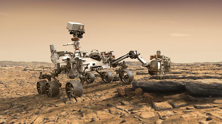 Der neue Nasa-Rover "Perseverance" soll in diesem Monat noch seine Mars-Reise antreten.