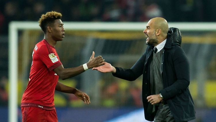 Guardiola und Alaba kennen sich aus alten Bayern-Zeiten.