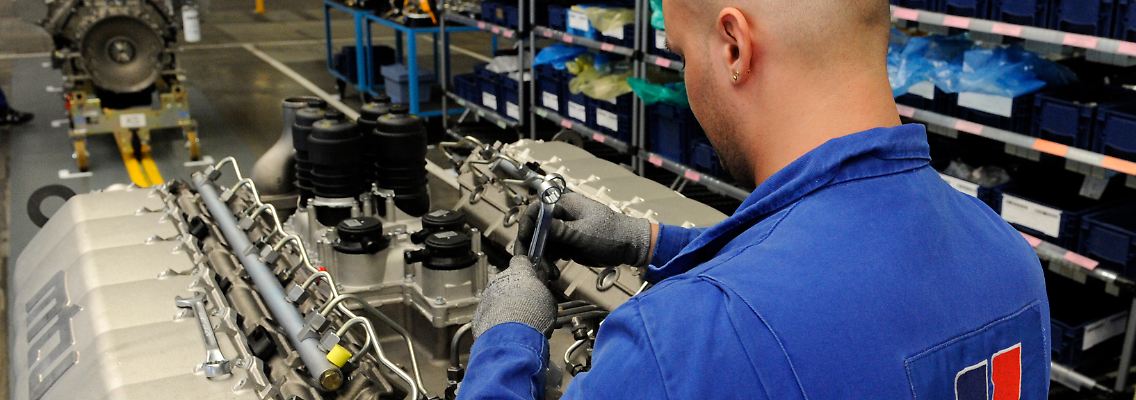 Volle Orderbücher in der Industrie