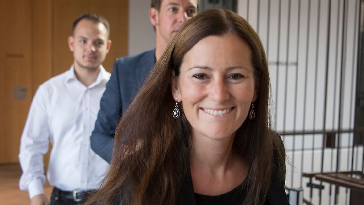 Janine Wissler, Fraktionsvorsitzende der Partei "Die Linke", arbeitete im NSU-Untersuchungsausschuss mit. 