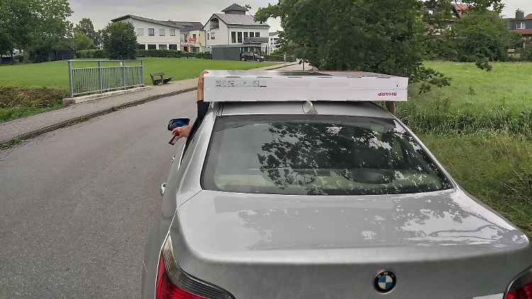 Eine professionelle Sicherung sieht anders aus.