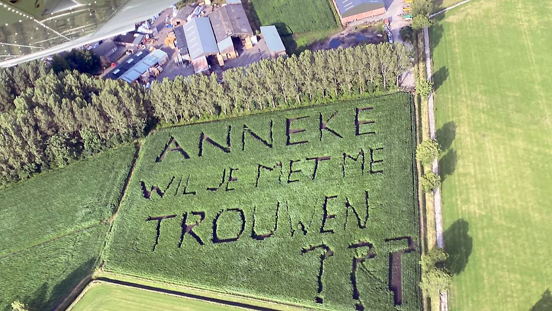 Es war sogar noch Platz für drei Fragezeichen.