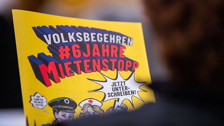 Sechs Jahre lang sollte es in Bayern keine Mieterhöhungen geben - das forderten die Organisatoren des Volksbegehrens.
