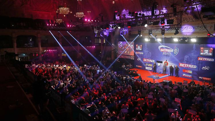 So sah die Kulisse beim World Matchplay im vergangenen Jahr in Blackpool aus.