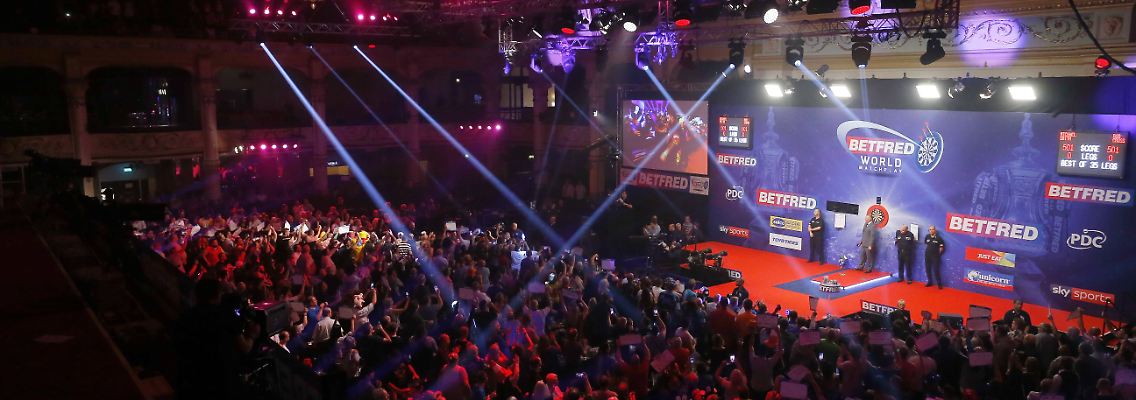 So sah die Kulisse beim World Matchplay im vergangenen Jahr in Blackpool aus.