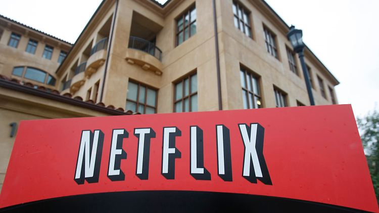 Netflix war mit einem Rekordhoch in die Woche gestartet und zollt nun der Rally Tribut.
