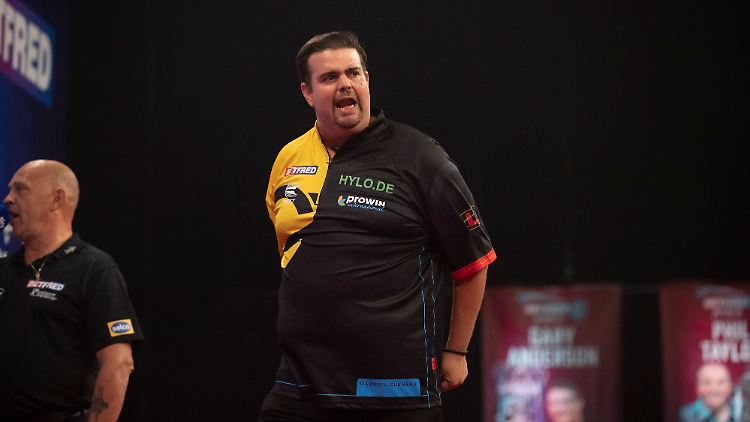 Der "German Giant" ist beim World Matchplay im Achtelfinale ausgeschieden.