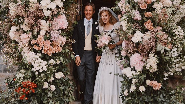 Hochzeit in Zeiten von Corona: Prinzessin Beatrice und Edoardo Mapelli Mozzi.