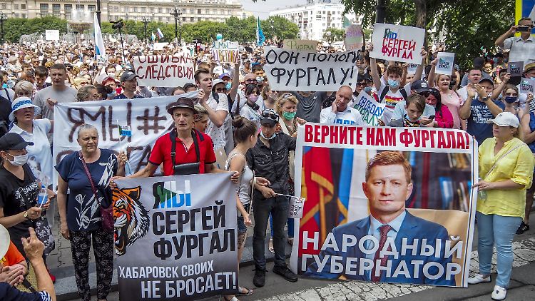 Die Demonstrationen in Chabarowsk sind die größten und längsten, die es in der russischen Provinz unter Putin je gegeben hat. 