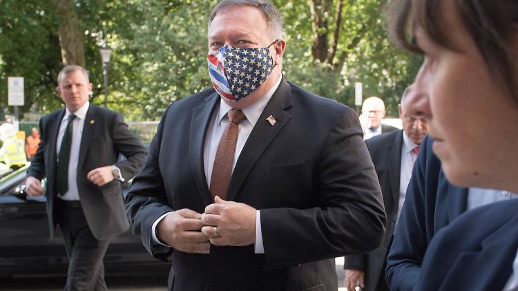 US-Außenminister Mike Pompeo in London.