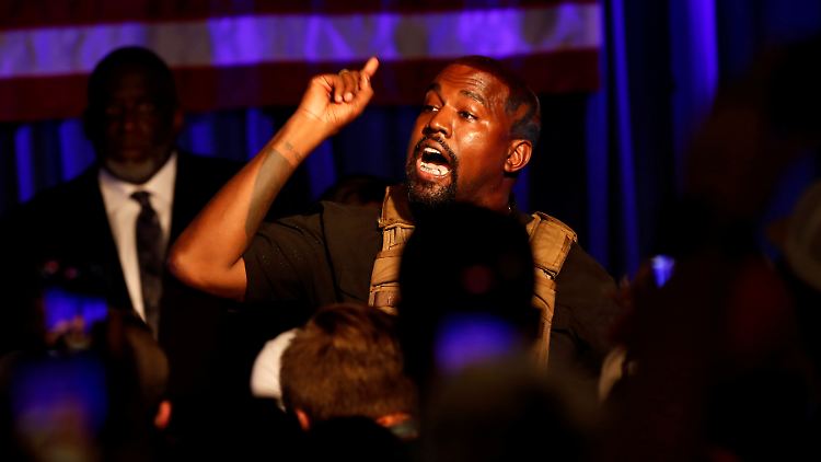 Kanye West macht gerade Wahlkampf, denn er möchte der nächste Präsident der USA werden.