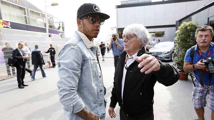 Lewis Hamilton und Bernie Ecclestone streiten sich öffentlich.