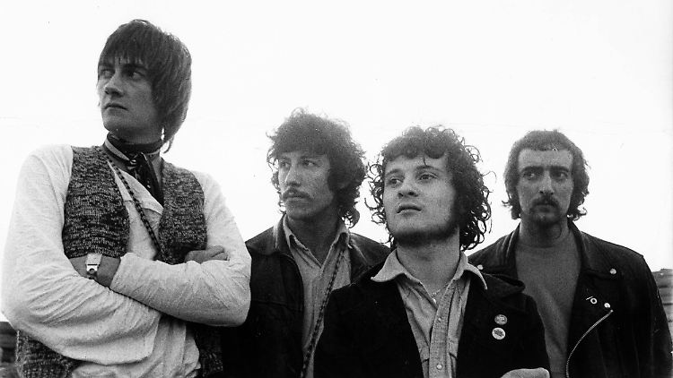 Fleetwood Mac 1982: Mick Fleetwood, Peter Green, Jeremy Spencer und John McVie (v.l.).