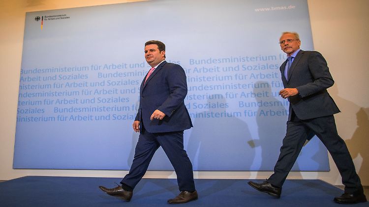 Im Moment sind sich Arbeitsminister Heil und Mindestlohnkommissions-Chef Zilius bezüglich des schnellen Anstiegs des Mindestlohns noch uneins.