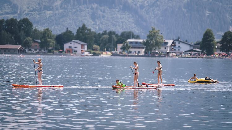 In der Schweiz, wie hier am Zeller See, gelten keine besonderen Beschränkungen.