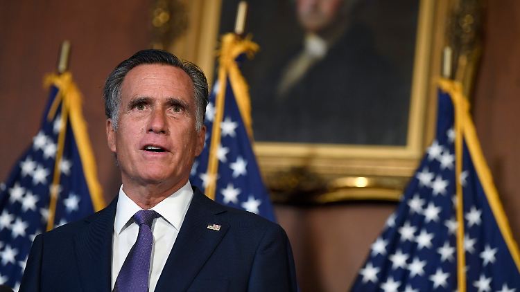 Mitt Romney ist Senator für Utah und der einzige Republikaner im Senat, der Trump regelmäßig offen kritisiert. 