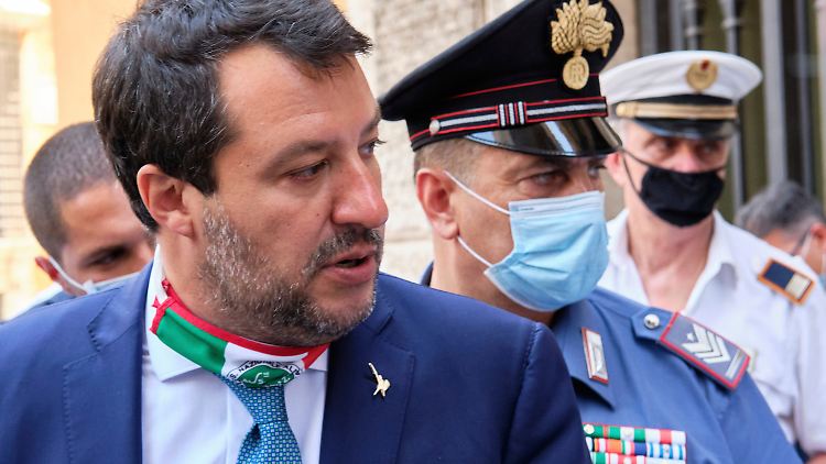 Salvini sprach von einem politischen Prozess - er sieht sich im Recht.