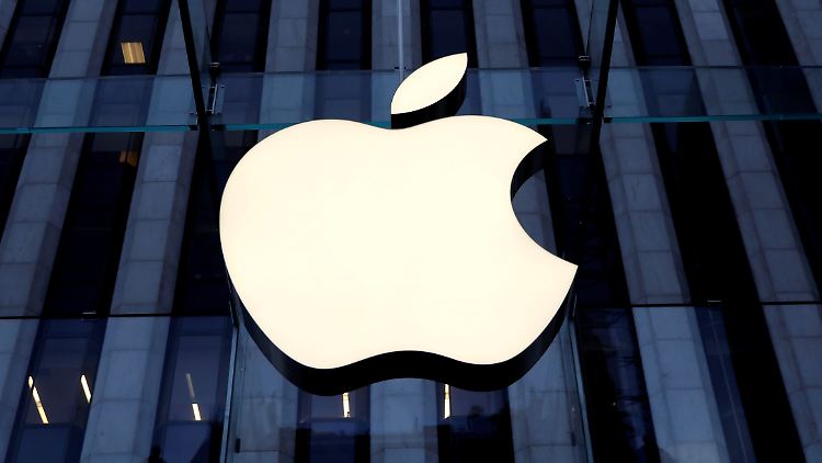 Die Apple-Aktie legte im nachbörslichen Handel um rund fünf Prozent zu.