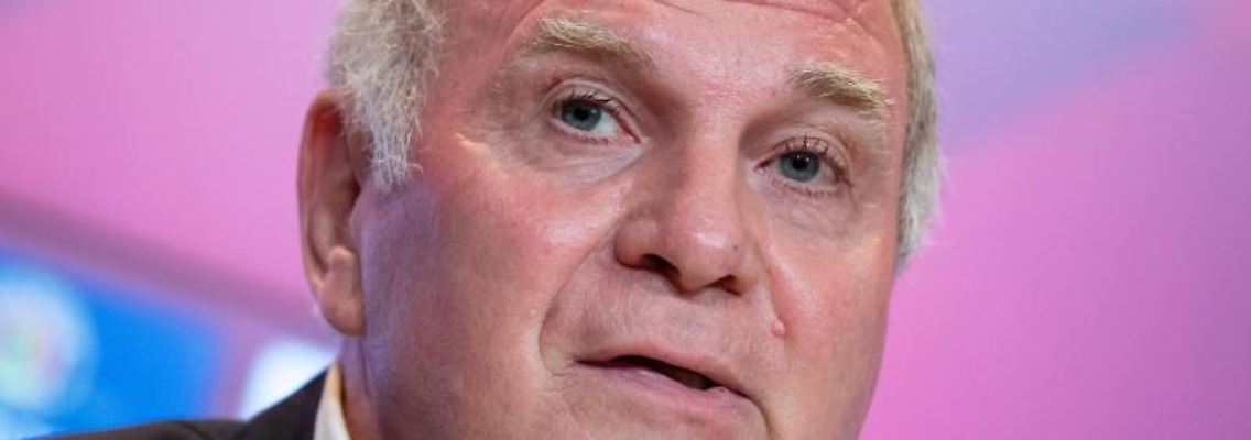 Uli Hoeneß spricht. Foto: Sven Hoppe/dpa/Archivbild