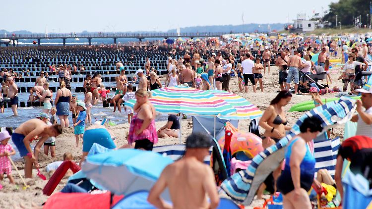 Wenig Platz im Ostseebad in Kühlungsborn.