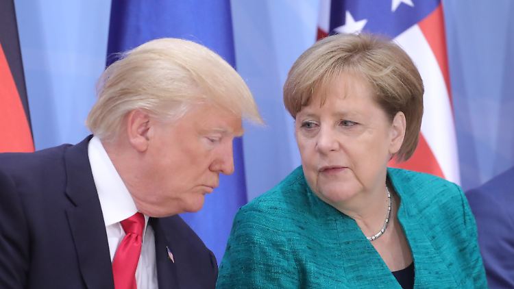 Das Verhältnis von Trump und Merkel war nicht immer ganz spannungsfrei.