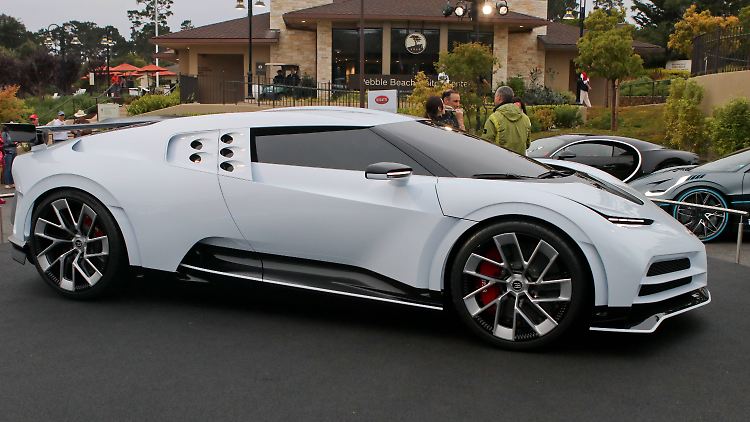 Der Bugatti Centodieci ist eines der seltensten Autos der Welt. Ein Exemplar soll demnächst im Hause Ronaldo zu finden sein.
