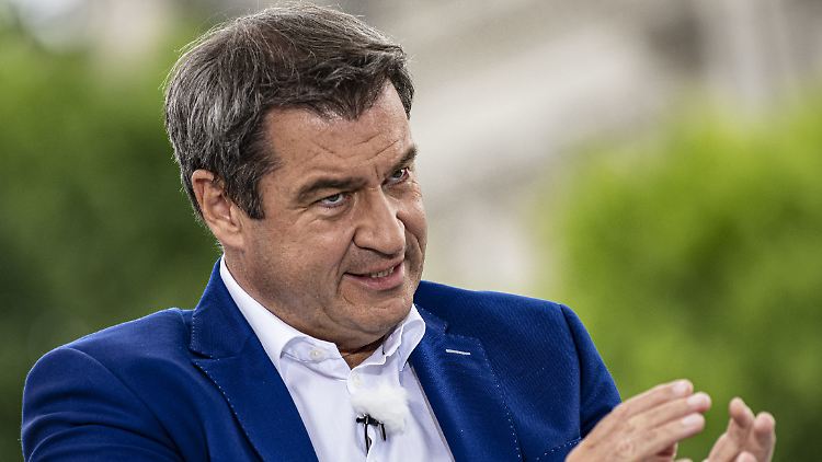 Söder sagte erneut, sein Platz sei in Bayern - und dass diese Aussage eine "echte Schwere" habe.