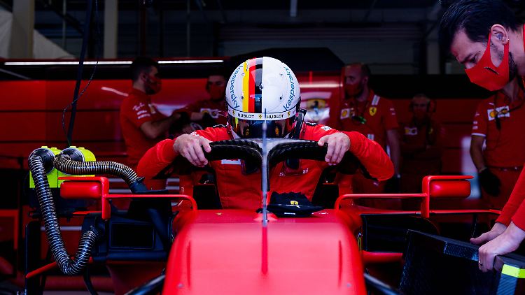 Vettel und der SF1000 - keine Liebesgeschichte.