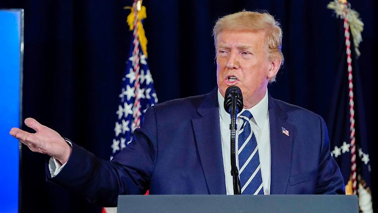 Ein Golf-Wochenende in New Jersey: Donald Trump.