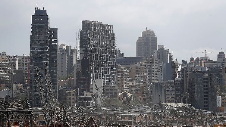 Der Hafen und die angrenzenden Viertel wurden von der Explosion geradezu verwüstet.