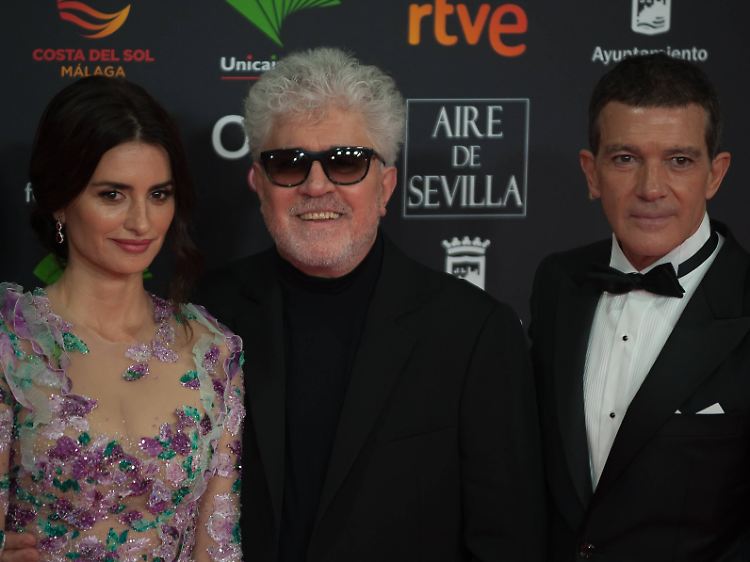 Das spanische Dreamteam: Penélope Cruz, Pedro Almodóvar, Antonio Banderas.