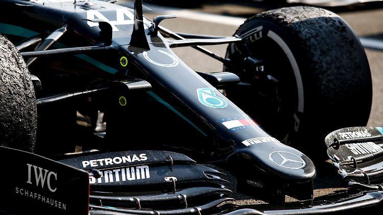 Lewis Hamilton klagte über schnell abbauende Reifen.