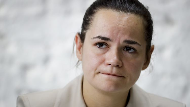 Fühlt sich in Belarus nicht mehr sicher: Oppositionskandidatin Swetlana Tichanowskaja.