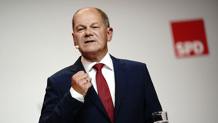 Gerade mal 8 Prozent der Befragten sind der Meinung, dass Olaf Scholz eine geschlossene Partei hinter sich hat.