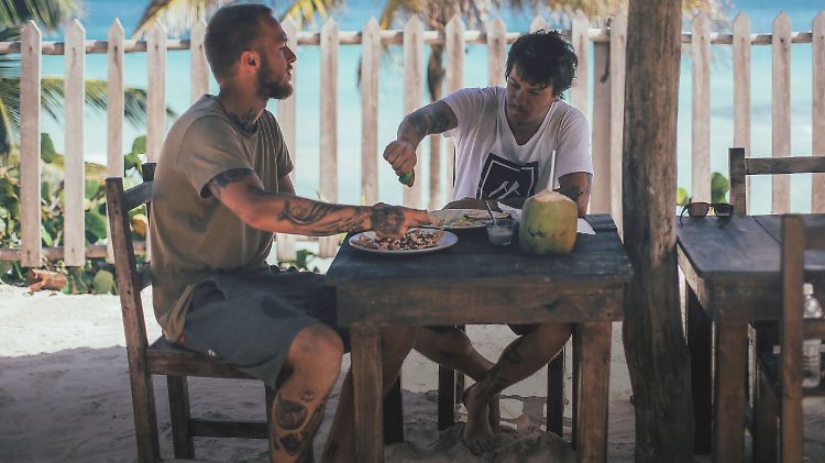 Das kleine Restaurant am Ende des Strandweges in Tulum heißt "Ultimo Maya" - der letzte Maya.