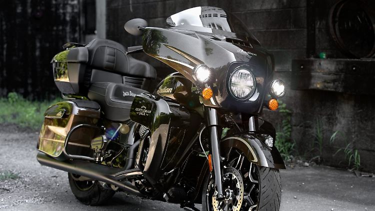 Lediglich fünf der Jack Daniel's Limited Edition Indian Roadmaster Dark Horse kommen nach Deutschland.
