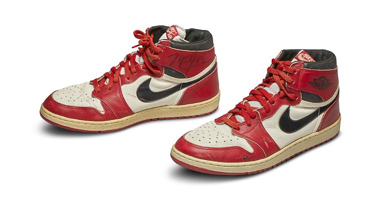 Erinnerungen an einen besonderen Moment der Basketball-Geschichte: Die "Air Jordan 1 High".