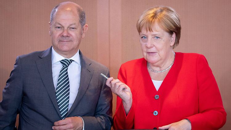 Kann er sie beerben? Olaf Scholz würde gern Nachmieter von Angela Merkel im Kanzleramt werden. Bislang fehlt ihm dafür der Rückhalt bei den Wählern.