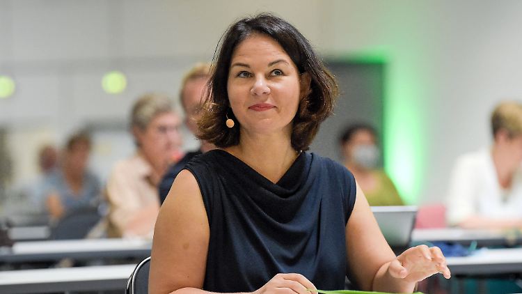 Baerbock bei der Landesdelegiertenkonferenz der NRW-Grünen in Dortmund an diesem Wochenende.