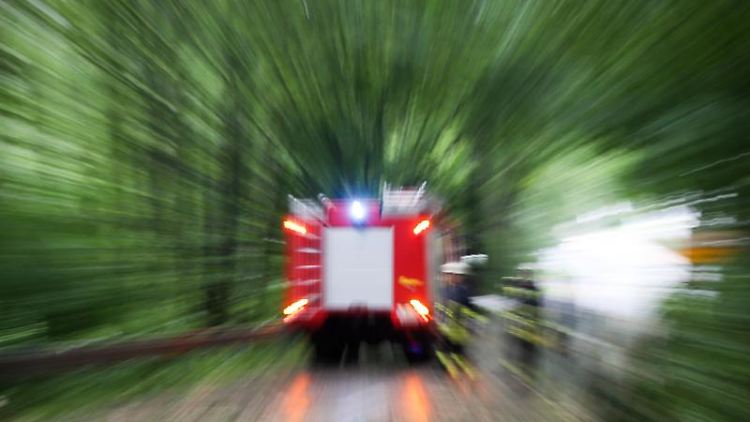 Ein Einsatzwagen der Feuerwehr.