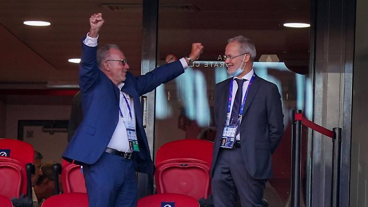 Achtmal hatte Rummenigge Grund zum Jubeln.