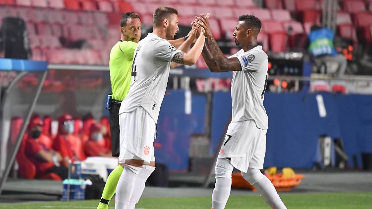 Im Viertelfinale der Champions League gegen Barcelona stand Boateng wieder in der ersten Elf.