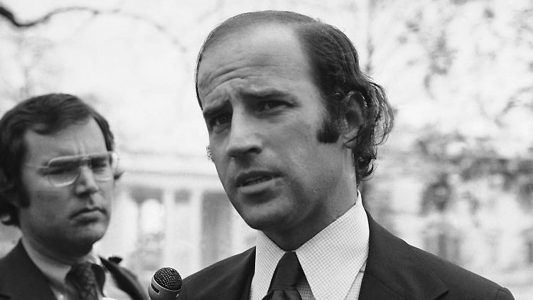 Joe Biden wurde 1972 als Senator für den Bundesstaat Delaware in den Kongress gewählt.