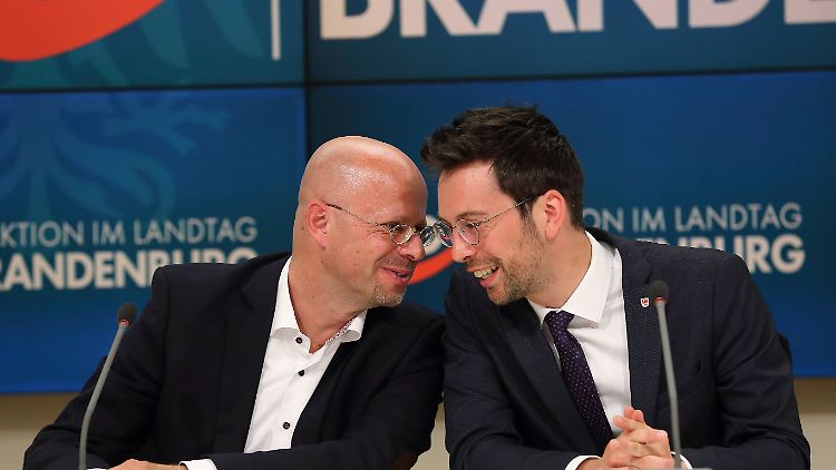 Andreas Kalbitz und Dennis Hohloch hatten eine unheilvolle Begegnung.