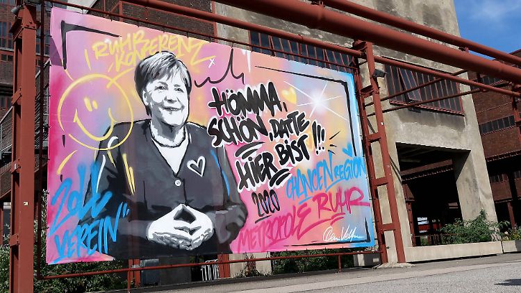 Regionaltypische Begrüßungsformel an der Zeche Zollverein.