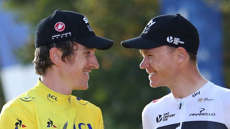 Zwei Champions, die nicht zur Tour dürfen: Gerraint Thomas (l.) und Chris Froome.